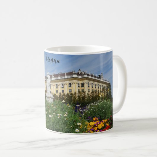Wien Österreich Reisen Foto Schonbrunn Palace Kaffeetasse (VorderseiteRechts)