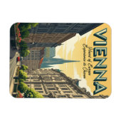 Wien Österreich Reisen Magnet (Horizontal)