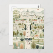 Wien Österreich Reisen Postkarte (Vorne/Hinten)