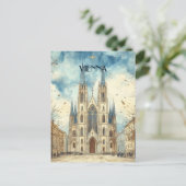 Wien Österreich Reisen Postkarte (Stehend Vorderseite)