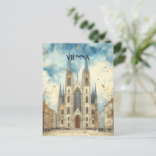 Wien Österreich Reisen Postkarte (Stehend Vorderseite)