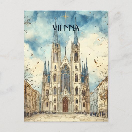 Wien Österreich Reisen Postkarte (Vorderseite)