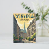 Wien Österreich Reisen Postkarte (Stehend Vorderseite)