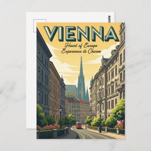 Wien Österreich Reisen Postkarte (Vorne/Hinten)