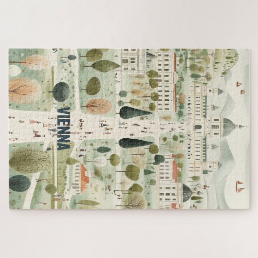 Wien Österreich Reisen Puzzle (Horizontal)