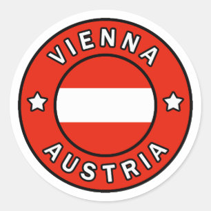 Wien Österreich Runder Aufkleber