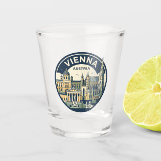 Wien Österreich Schnapsglas