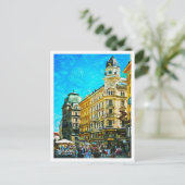 Wien Österreich Schöne Öllandschaft Postkarte (Stehend Vorderseite)