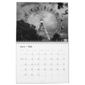 Wien Österreich Schwarz-weiß 2025 Kalender (Mär 2026)