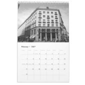 Wien Österreich Schwarz/Weiß Kalender (Feb 2027)