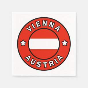 Wien Österreich Serviette