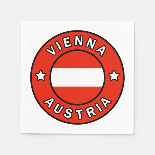 Wien Österreich Serviette (Vorderseite)