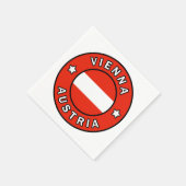 Wien Österreich Serviette (Ecke)
