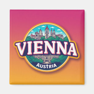 Wien Österreich Stadt Reise Geschenk Erinnerung 🗺 Magnet