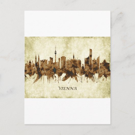 Wien Österreich Stadtbild Feiertagspostkarte (Vorderseite)