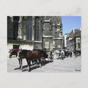 Wien, Österreich, Steffensdom Travel Postcard Postkarte