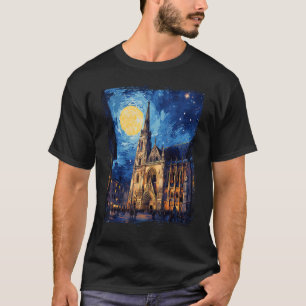 Wien Österreich - Stephansdom Van Gogh T-Shirt