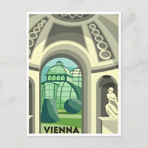 Wien Österreich Vintage Reise Tourismus Souvenir Postkarte