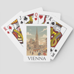 Wien Österreich Vintage Reisecafe Kultur Spielkarten