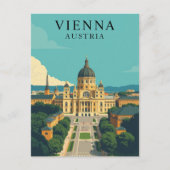 Wien, Österreich Vintage Travel Art Postcard Postkarte (Vorderseite)