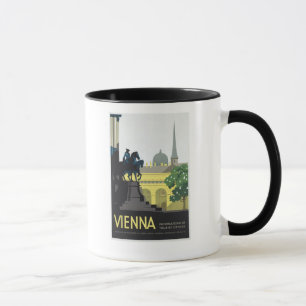 Wien Österreich - Vintage Travel Coffee Tasse
