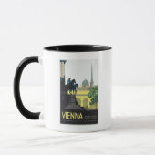 Wien Österreich - Vintage Travel Coffee Tasse (Links)