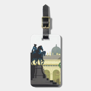 Wien Österreich - Vintage Travel Gepäckanhänger
