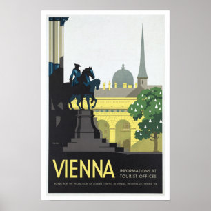 Wien Österreich - Vintage Travel Poster