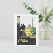 Wien Österreich - Vintage Travel Postkarte (Stehend Vorderseite)