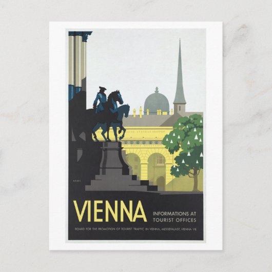 Wien Österreich - Vintage Travel Postkarte (Vorderseite)