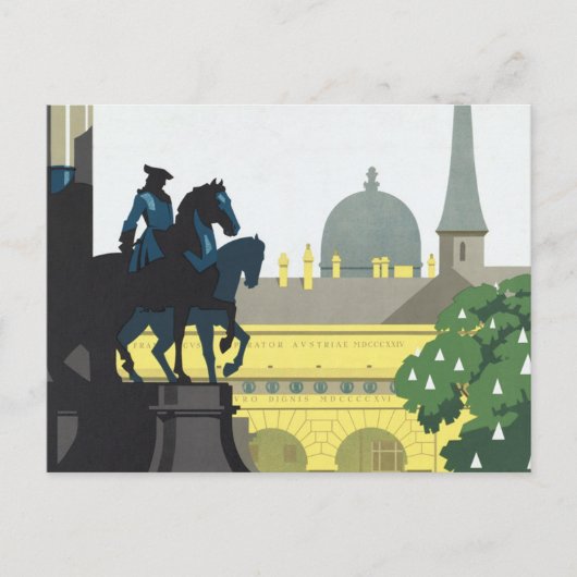 Wien Österreich - Vintage Travel Postkarte (Vorderseite)