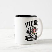 Wien Österreich Zweifarbige Tasse (VorderseiteRechts)