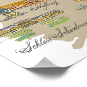 Wien-Österreicher-Karte Poster (Ecke)