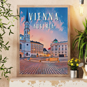 Wien, Österreichische Hauptstadt Poster