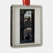 Wien - Pferdewagen Silbernes Ornament (Rechts)