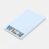 Wien Post-it Klebezettel (angewinkelt)