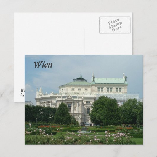 Wien Postkarte (Vorne/Hinten)