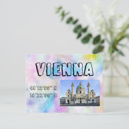 Wien Postkarte (Stehend Vorderseite)