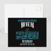 Wien Postkarte (Vorne/Hinten)