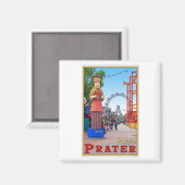 Wien - Prater Park Magnet (Vorderseite/Rückseite)