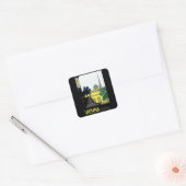 Wien Quadratischer Aufkleber (Umschlag)