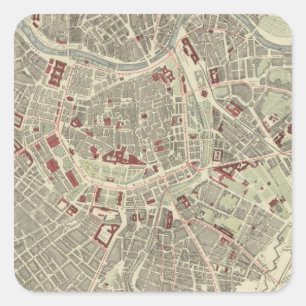 Wien Quadratischer Aufkleber