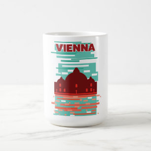 Wien Reiseplakat Kaffeetasse
