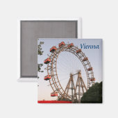 Wien-Riesenrad-Foto Magnet (Vorderseite/Rückseite)