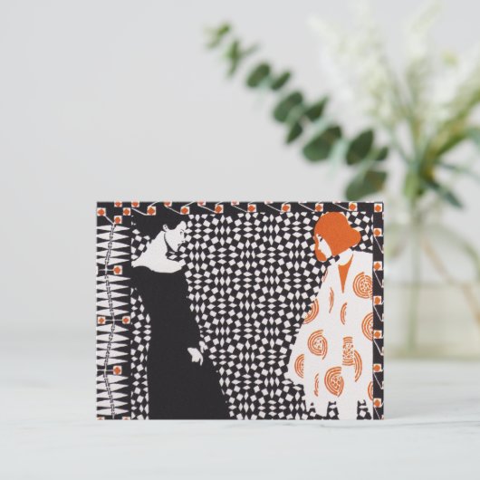 Wien-Sezession - Kolo Moser Vorfruhling Postkarte (Stehend Vorderseite)