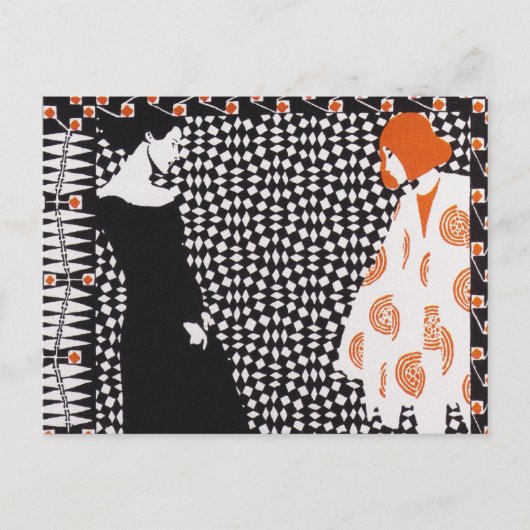 Wien-Sezession - Kolo Moser Vorfruhling Postkarte (Vorderseite)