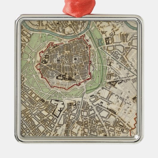 Wien Silbernes Ornament (Vorne)