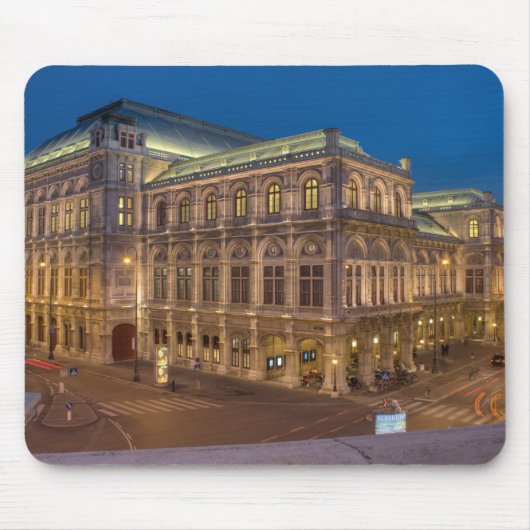 Wien Staat Opera, Österreich Mousepad (Vorne)
