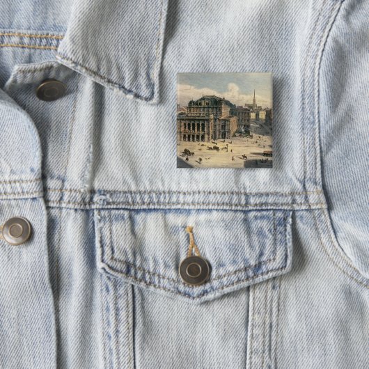 Wien-Staats-Opern-Haus, c.1869 Button (Beispiel)