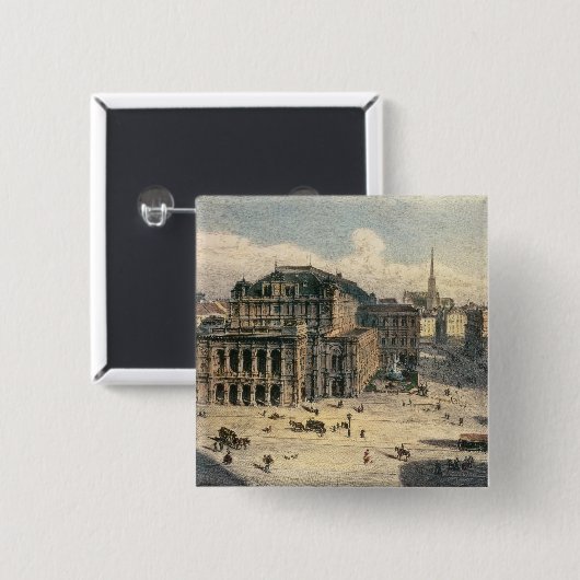 Wien-Staats-Opern-Haus, c.1869 Button (Vorne & Hinten)